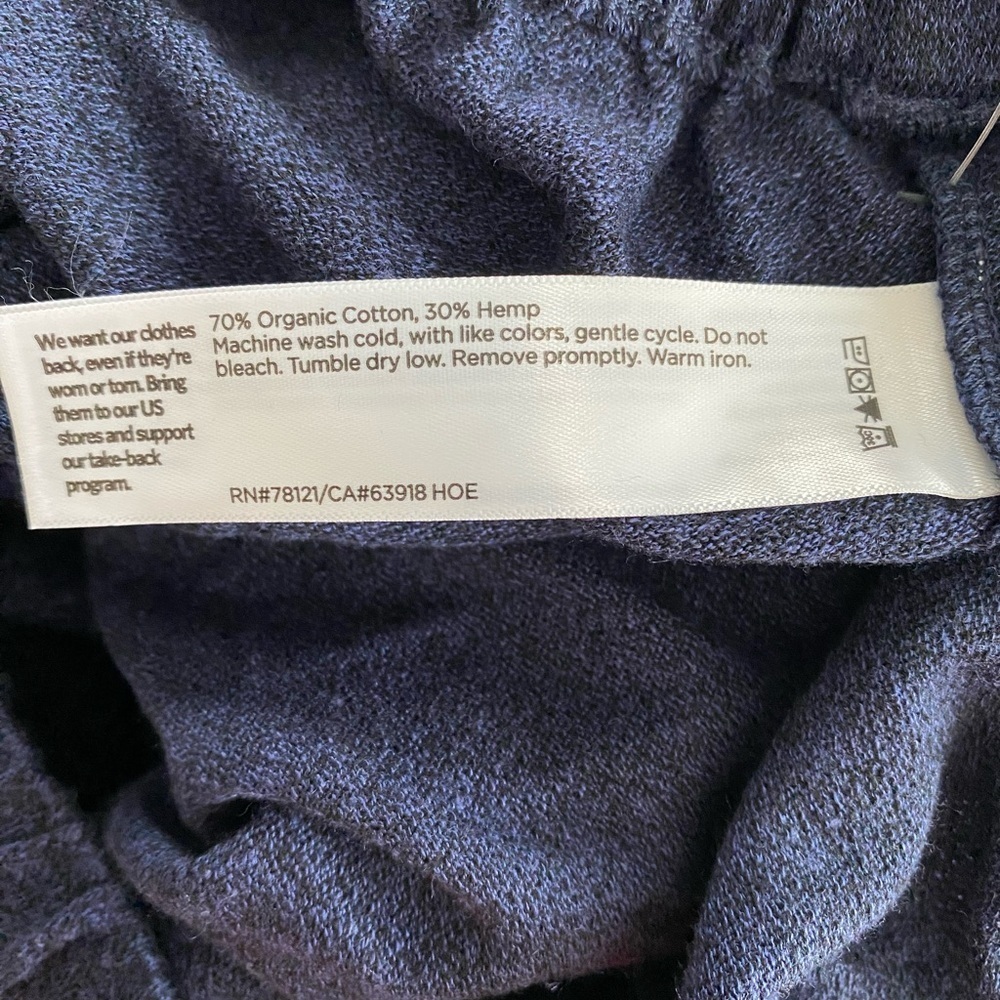 Eileen Fisher Tapered Pull On Ankle Pants Iris NWT Size S - Picture 9 of 9